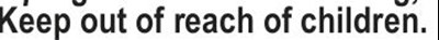 Keep away from kids.jpg Keep out of reach of children - Keep away from kids
